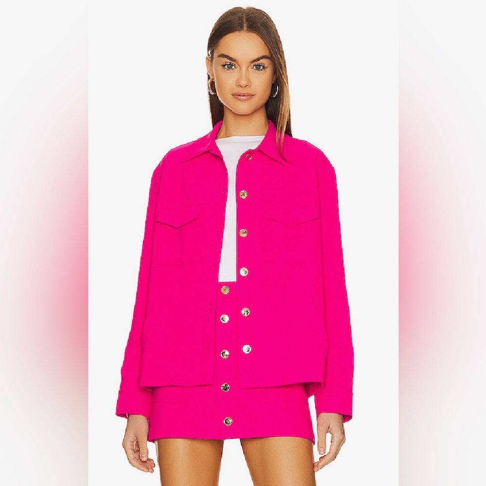 NWOT Amanda Uprichard pink jacket!